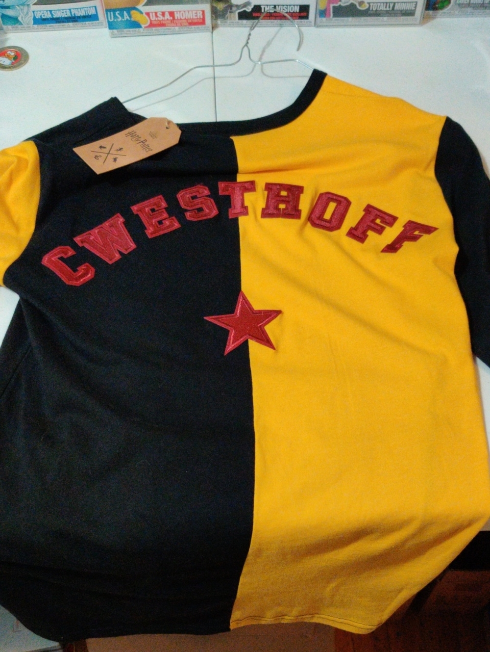 CWESTHOFF Men’s Two-Tone Black & Yellow Long Sleeve Tee